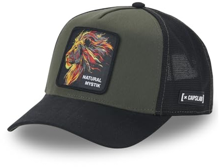 Capslab Natural Mystik A-Frame Trucker Cap Grün - One-Size