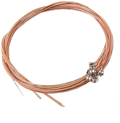 GIJMZY Corde per Chitarra da Concerto Parti di Ricambio for Corde for Chitarra Colorate Kit di Corde for Chitarra Acustica con Nucleo in Rame Accessori for Strumenti Musicali(Color-B)