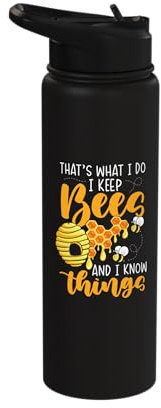 Beekeeping Hive Apiarist Honeybee Bee Lover Beekeeper Stainless Steel Insulated Water Bottle