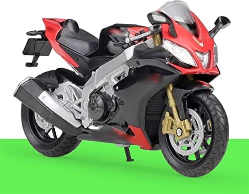 1/18 Aleación De Metal Diecast Escala Modelo Motocicleta Kit Exhibición Colecciones Regalo Juguete Adultos Favoritos para Aprilia RSV4