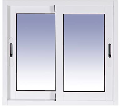 Ventanastock Aluminio 600x500 Corredera 2 hojas. con cristal carglass (Climalit Mate)