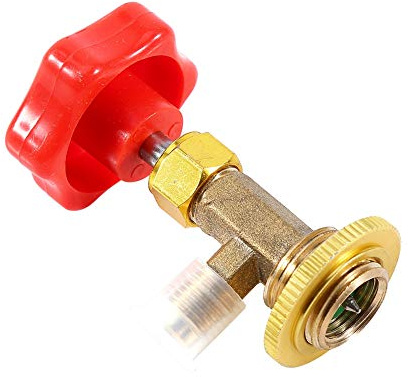 Yctze Auto AC Can Push Valve Bottle Opener, M14/1/4 Auto Air Conditioner Refrigerant Can Press Valve Bottle Opener for R134a