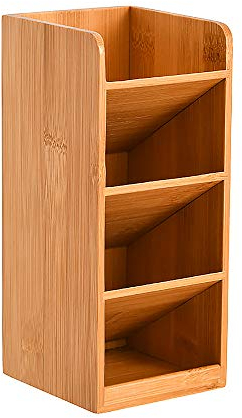 VIDOO Scatola di Stoccaggio in Legno Texture Desktop Organizer Piccoli Elementi Stoccaggio Naturale Bella Casa Ufficio Forniture Scatola di Stoccaggio