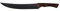Tramontina CHURRASCO BLACK Fleischmesser, Kochmesser, Edelstahl, rostfrei, ergonomischer Griff, Kullenschliff, Klinge 24 cm, scharf & langlebig, ideal für Grill, BBQ & Küche