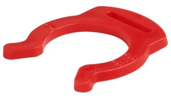 John Guest Locking Clips for 3/8 Push-Fit Systems, Bag of 100, Red
