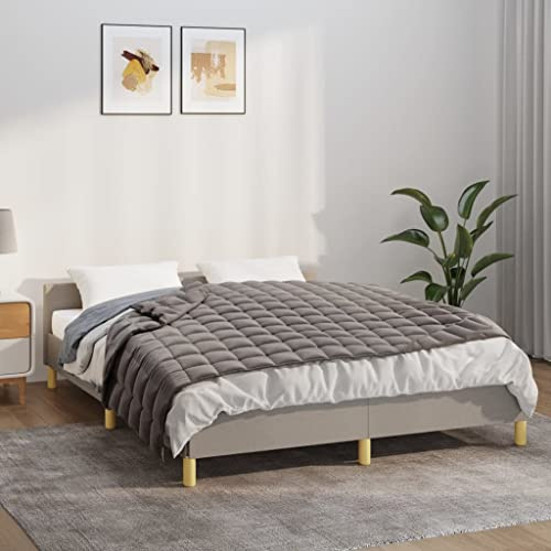 Générique Couverture lestée Gris 120x180 cm 5 kg Tissu, Maison & Jardin, Linge, Literie, Couvertures, Gris, (Poids 5.38KG)