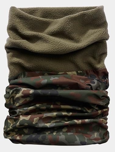 Brandit MULTIFUNKTIONSTUCH FLEECE WINTER SCHLAUCHSCHAL MUND-NASE-MASKE MOTORRAD, Farbe:Flecktarn