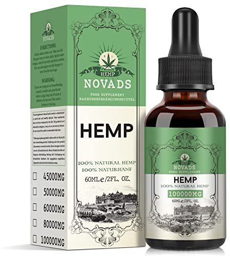 Premium Oil - 100000mg High Potency Natural Oil, Rich in Omega 3-6-9 and Vitamin C & E, Vegan, Enhanced Purity, 60ml (Pack of 1)