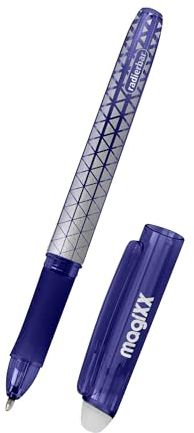 Online magiXX radierbarer Tintenroller Blau I Gelschreiber blau I radierbare Gel-Mine, medium, austauschbar I Tintenroller mit thermosensitiver Tinte I Radierstift, radierbarer Kugelschreiber