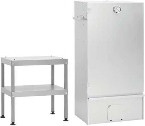 Rantry Grill-Räucherofen mit Tisch, verzinkter Stahl, Typ 2