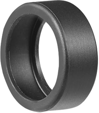 1 anello da uomo in silicone, flessibile, protezione rotonda, unisex, antigraffio, custodia protettiva per anelli intelligenti, morbida custodia protettiva per anelli intelligenti, nero e bianco