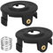 Eyoloty 196146-9 195858-1 Couvercle de bobine pour coupe-bordure Makita 18 V DUR181, DUR181Z, DUR181RF (2 capuchons de bobine et 1 printemps)