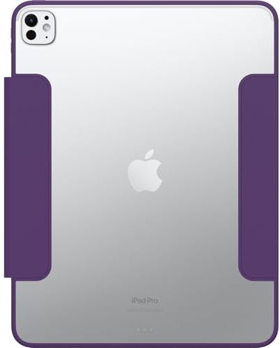OtterBox Symmetry Folio Coque pour Apple iPad Pro 13 (M5) 2025, (M4) 2024, Antichoc, Anti-Chute, étui Folio de Protection Fin, testé Selon Les Normes Militaires, Mauve