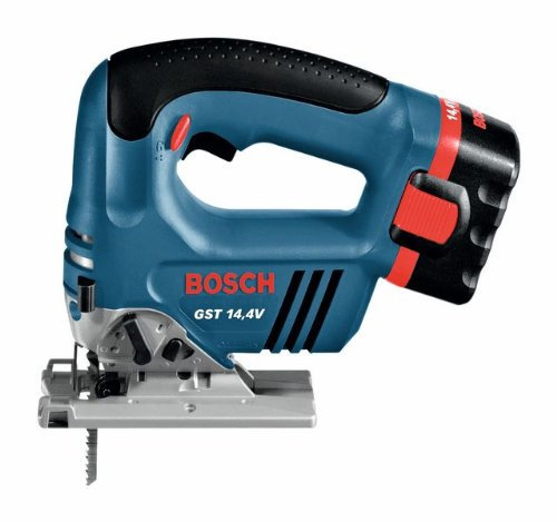 Bosch GST 14.4 V Professional - Sierra (Ión de litio, 14.4 V, 2.6 Ah, 2.9 kg, 3.5 m / s ²) Negro, Azul