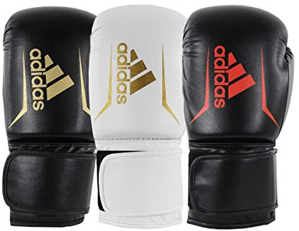 Adidas Guantoni da boxe Speed 50 per uomo, donna, bambino, per allenamento, palestra, 113,4 g, 170,1 g, 226,8 g, 283,5 g, 340,2 g, 396 g, 453,6 g