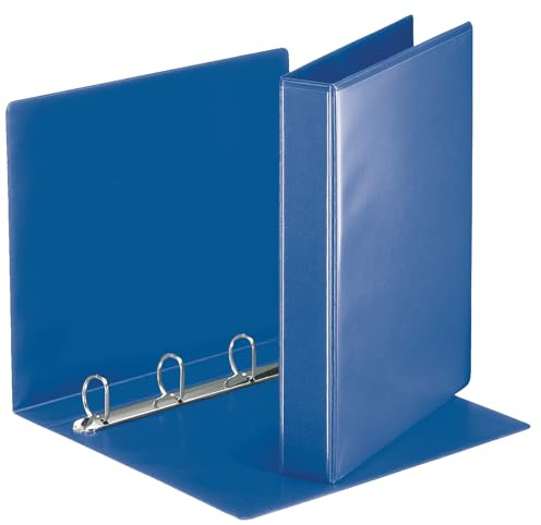 Esselte Presentationsringbok A4, 10-pack, ringbok med 4 D-ring, ø 30 mm, blå, 49715