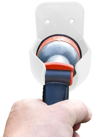 Support pour Lance d'Arrosage, Support Murale pour Pistolet d'Eau, Rangement Gain de Place pour Tuyau et Embout pour Garage, Jardin, Terrasse, Extérieur, Pelouse et Irrigation