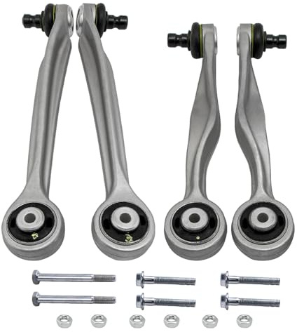 maXpeedingrods Brazo de control superior delantero izquierdo y derecho para Audi A4 8D B5 B6 A6 4B C5 VW Passat Skoda Bujes de rótula de brazo de suspensión