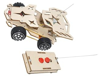 ZLSXAOASP Concetti scientifici con Kit Fai da Te per Mini Auto telecomandate. Costruisci e impara Giocattoli coinvolgenti per Studenti. Assemblaggio di esperimenti. Giocattolo educativo.