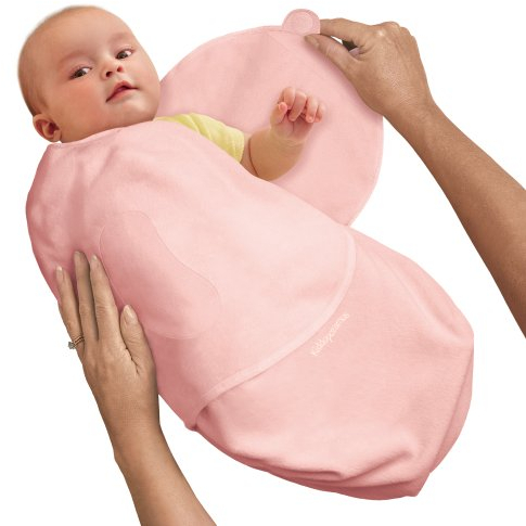 SwaddleMe 10527 - Baby-Groß/Baumwolle - Ganzkörper-Pucksack ist ideal bei Schreibabys Large rosa