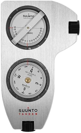 SUUNTO Tandem 360PC/360R G Compass/Clinometer: 2-in-1 Precision Compass and Clinometer for Professionals
