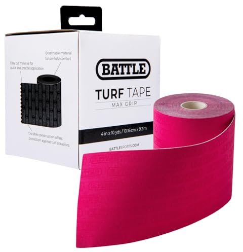 Battle Sports Football Turf Tape - Extra Wide - 30 feet, Waterproof Athletic Tape - Flexible, Breathable, Easy to Cut