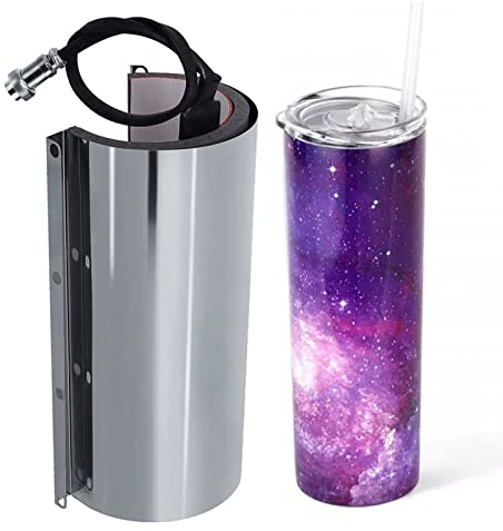 ENPAP 20 oz Tumbler Heat Press Machine Attachment, Sublimation Mug Cup Heat Transfer Element Attachment for Heat Press Machine 220 V, Female Plug