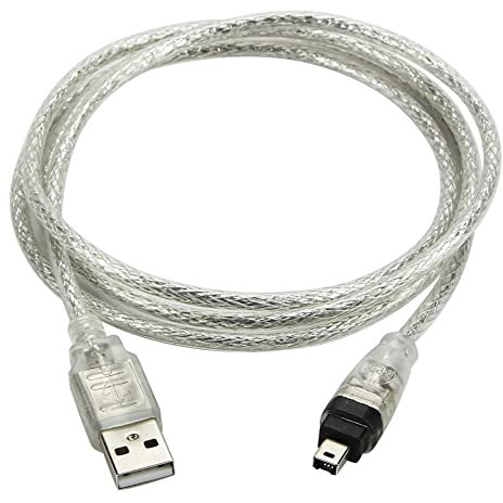 Cavo adattatore USB 2.0 maschio a Firewire IEEE 1394 4 pin maschio iLink per Sony DCR-TRV75E DV