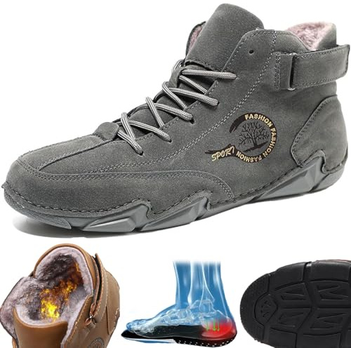 Donubiiu Zapatos ergonómicos sin sentirse descalzos, zapatos de montaña expertos, zapatos de invierno descalzos impermeables, zapatos ortopédicos, mejorar la salud y la postura de los pies, 10, 43 EU