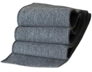 PULaif Puño de Punto Acanalado, Costilla elástica de Punto de 80 cm de Alto, Hilo de poliéster Antibolitas teñido, Dobladillo roscado for puños, Escotes, Ropa, Bricolaje(1,3.5CM X 80CM)