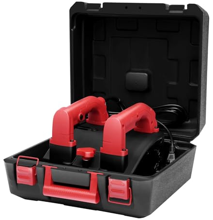 Piallatrice da parete e fresa per calcestruzzo, 1200 W, elettrica – Fresa per ristrutturazione con profondità di lavoro regolabile di 1 – 4 mm, 4000 giri/min, fresa per intonaco, fresa per muri