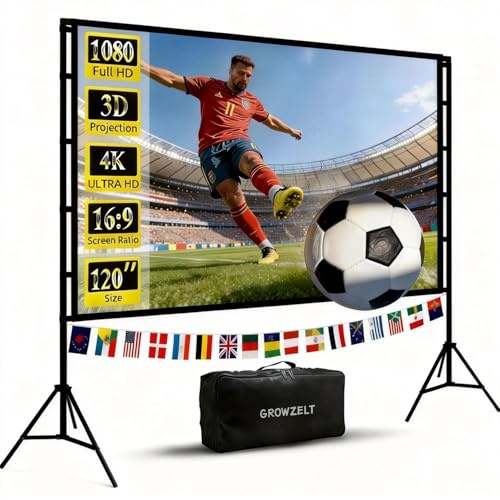 Proyector de pantalla con trípode