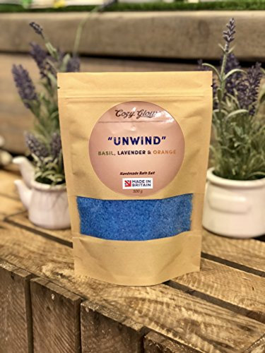 Cozy Glow Rilassarsi lavanda, arancione & basilico 300 g sale da bagno...