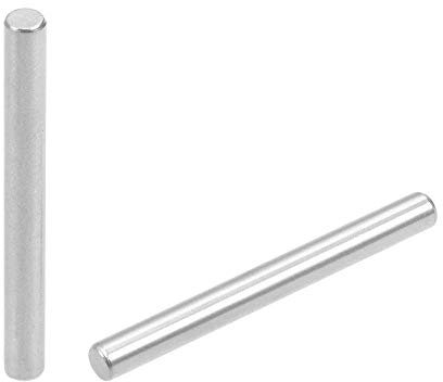 Yesallwas 100Pcs 3mm x 30mm Dowel Pin 304 Stainless Steel Shelf Support Pin Metal Fasten Elements Used On Precise Location (3mm x 30mm 100PCS)