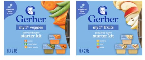 Gerber My First Fruits and Veggies Starter Kit Variety Pack (Variety Pack)