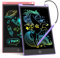 TECJOE 2-Pack LCD Schreibtablett, 10-Zoll buntes Doodle Board für Kinder, elektronische Zeichnung Tablet Zeichnung Pads, Geschenke für 3–6-Jährige (Rosa und Violett)