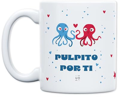 UO Tazza Pulpito per te. Tazza per colazione. Un regalo pieno di amore e divertimento per la tua coppia. Deal per dimostrare il tuo amore con originalità. Ceramica di qualità, 350 ml.