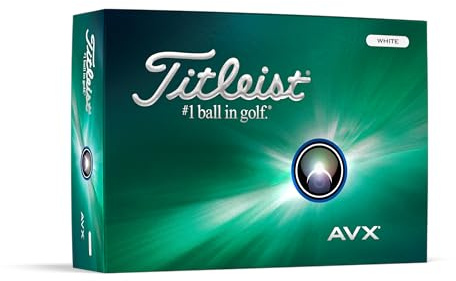 Titleist AVX Golf Ball, Pack Of 12, White