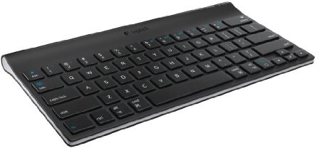 Logitech Tablet Keyboard f/iPad - claviers pour téléphones Portables (Noir, Mini, QWERTZ, Swiss, Bluetooth)