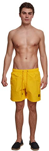 Men Tb1026-Block Swim Shorts 1 Chrome Yellow L