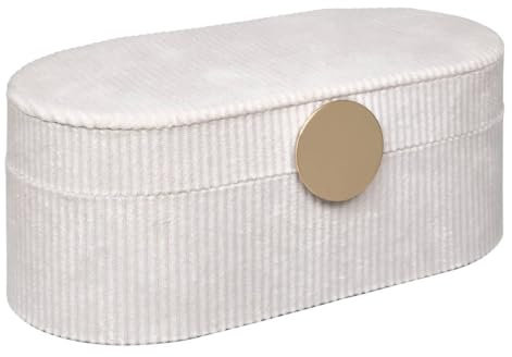 Atmosphera - Boîte à bijoux enya velours beige l255cm