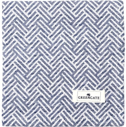 GreenGate Anneli Stoffserviette Blue 40x40cm