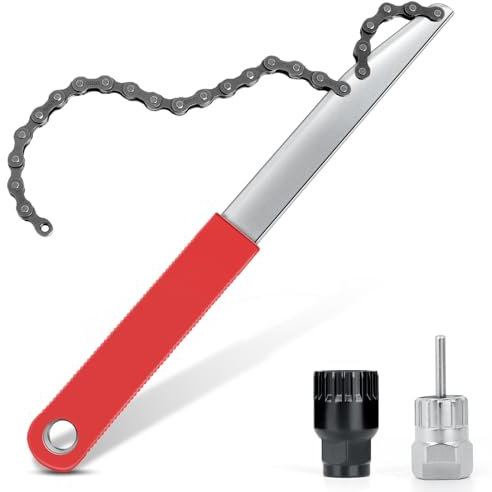 Romon Fahrrad Kettenpeitsche, Fahrrad Kette Demontage Werkzeuge Kit mit Ketten Peitsche Hilfs Schraubenschlüssel,mit Abzieher für Fach Kassette und Schraubkranz Für Ketten mit 8, 9, 10