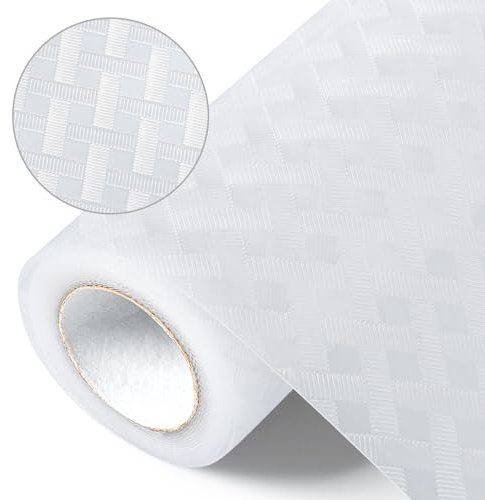 Solvant Tappetino per cassetti, rivestimento per cassetti, antiscivolo, tappetino impermeabile (non adesivo), tagliabile, per scaffali, cassetti, casa (Transluzente Farbe, 30X150cm)