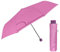 PERLETTI Parapluie Pliant pour Femme Rose - Parapluie Plegable Compact Résistant au Vent avec Ouverture Manuelle - Mini Ombrelle Fille Petit Solide Coupe-Vent - Diamètre 97 cm (Rose Clair)