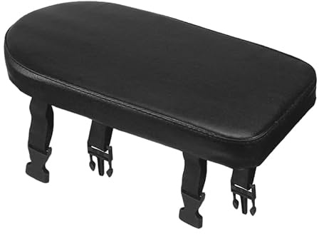 Toddmomy Bicycle Rear Seat Cushion Black PU Leather Sponge Pad