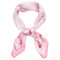 Wanmu Kopftuch für Damen, Satin Halstuch, Haartuch, Bedrucktes quadratisches Bandana für Frauen(pink)