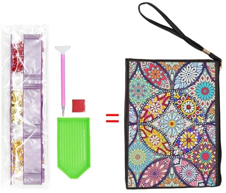 lankai Diamond Painting Per Bambini, 7 8 9 10 11 Anni, Regali Per Bambine 6-12 Anni, Bricolage Piccola Trousse, Bricolage Per Bambine, Trousse Diamond Painting, Set Bricolage Per Bambini e Adulti
