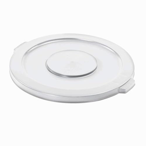 Rubbermaid Commercial Products Brute Snap-On Lid 121 Litre White FG263100WHT