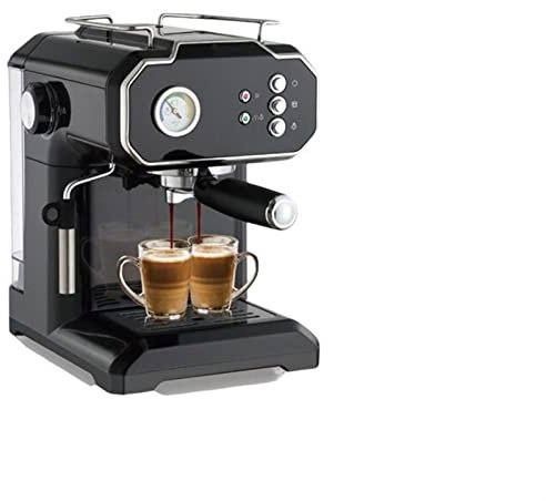 Macchine da caffè da incasso GaRcan Macchina per caffè espresso, schiumalatte, 2 in 1, semiautomatica, commerciale, con display della temperatura, macchine da caffè a vapore ad alta pressione